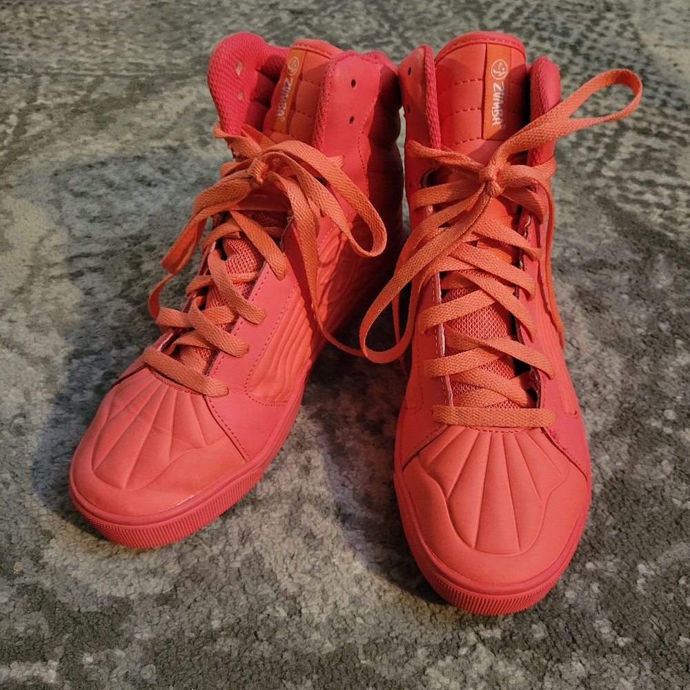 Zumba Fitness Neon Street Groove High-Top Sneaker Size 8.5 - Picture 3 of 11